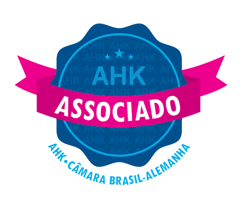 Selo associado AHK - Câmara de Comércio Brasil Alemanha